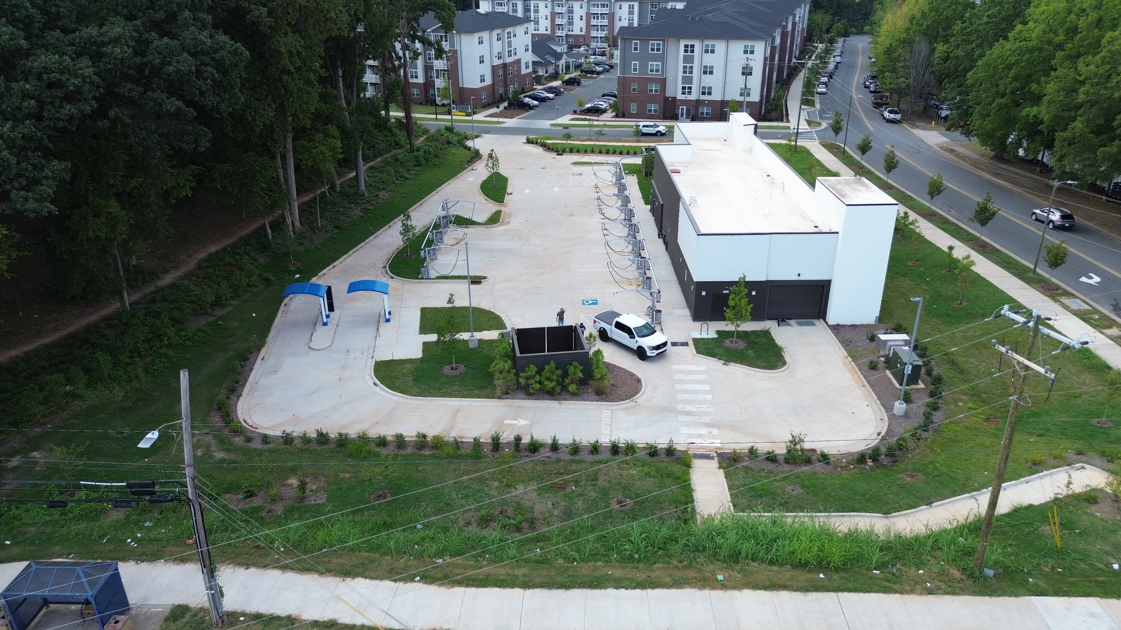 Operating express car wash adjacent to multifamily housing, a typical acquisition target